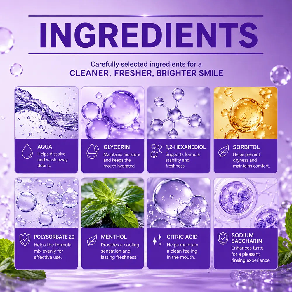 Purple Mouthwash